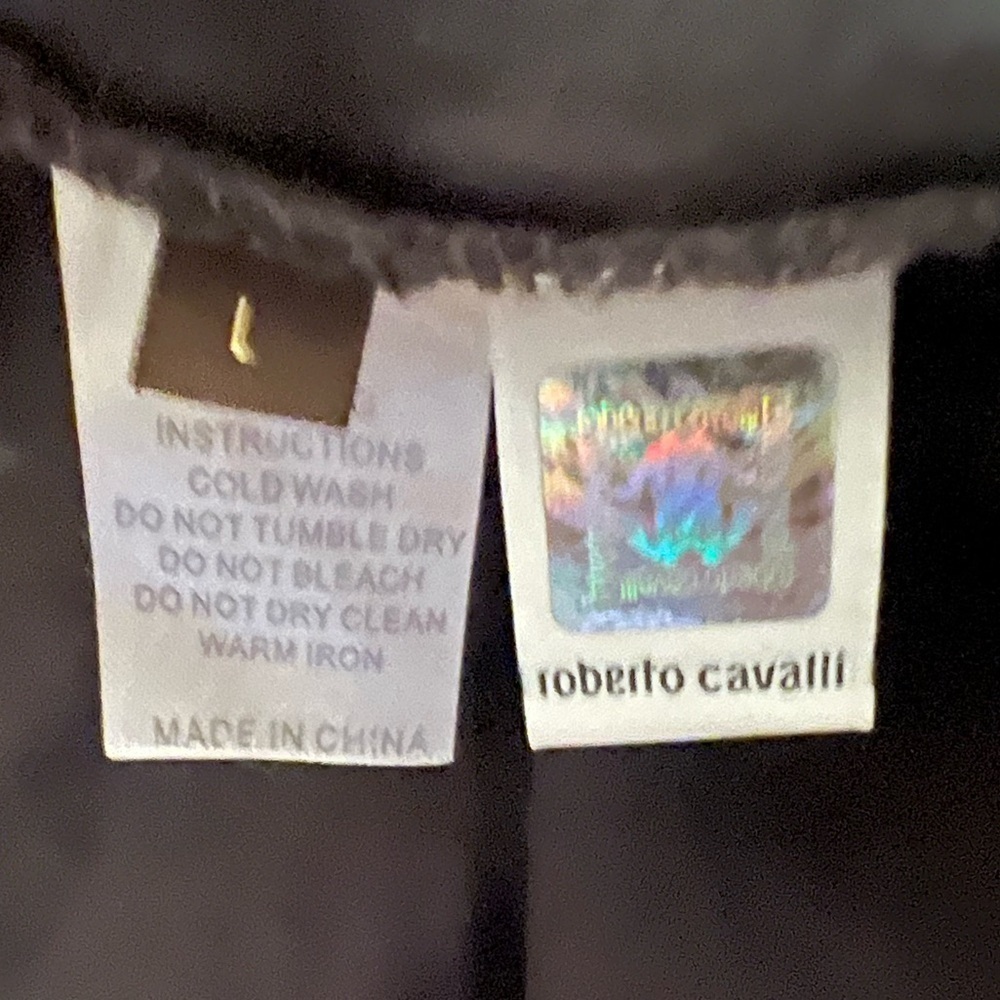 Roberto Cavalli Uomo Black T-Shirt - Picture 7 of 9